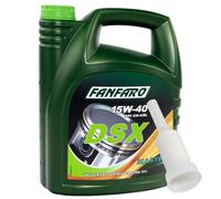 Olio Motore Olio FANFARO 15W-40 Dsx Api CH-4 / Sl 5 Litro Con Beccuccio