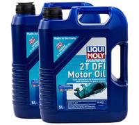 Olio Motore Olio Liqui Moly Marine 2T Dfi 2 X 5 Litro Oil Motore-Barca Nave