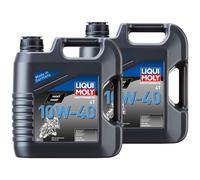 Olio Motore Olio Liqui Moly Minerale 10W40 2x 4 Litro per Adly/Herchee Can-Am