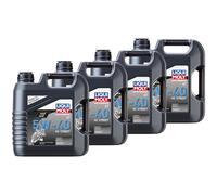 Olio Motore Olio Liqui Moly Motobike HC Street 5W-40 4 X 4 Litro per Aprilia BMW