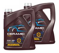 Olio Motore Olio Mannol 5W-30 Ceramica Api Sn Plus 2 X 5 Litro per Renault VW