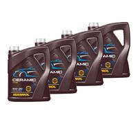 Olio Motore Olio Mannol 5W-30 Ceramica Api Sn Plus 4 X 5 Litro per Kia Mercedes