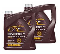 Olio Motore Olio Mannol 5W-30 Energia Formula PSA 2 X 4 Litro per Audi BMW Opel