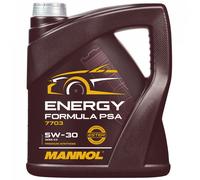 Mannol 7703 Energia Formula PSA SAE 5W-30 Olio Motore PSA B71 2290, 4 Litro