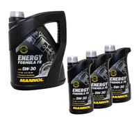 Olio Motore Olio Mannol 5W30 Api Sn 5 Litro + 3x 1 Litri Motori Olio