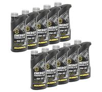 Olio Motore Olio Mannol 5W30 Op Api Sn Plus 10x 1 Litri Motori