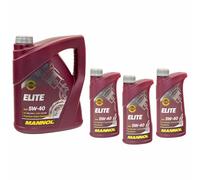 Olio Motore Olio Mannol Elite 5W40 Api Sn / CH-4 5 Litro + 3x 1 Litri