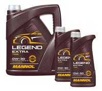 Olio Motore Olio Mannol Legend Extra 0W30 Api Sn 5 Litro + 2x 1 Litri