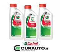 OLIO MOTORE ORIGINALE CASTROL GTX 10W40 BENZINA E DIESEL A3/B4 LT. 3 LITRI SYNTH