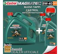 OLIO MOTORE ORIGINALE CASTROL MAGNATEC DPF 5W-40 LT. 6 (6 LITRI) - UFFICIALE