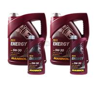 Olio motore originale MANNOL Energy 5W-30 API SL Engine Oil 11193092 12 litri