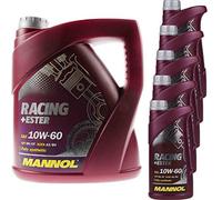 Olio motore originale MANNOL SAE 10W-60 RACING+ESTER Engine Oil 11191818