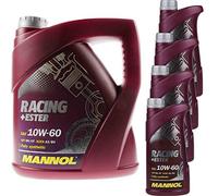 Olio motore originale MANNOL SAE 10W-60 RACING+ESTER Engine Oil Oil, 8 litri