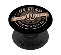 Olio motore originale vintage del capo garage 1893 CPO Umorismo PopSockets PopGrip Adesivo