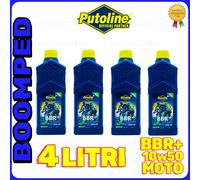 Olio Motore PUTOLINE BBR+ 10W50 N-TECH sintetico + bio MOTO SCOOTER 4 L 04PT06