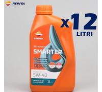 OLIO MOTORE REPSOL SMARTER SCOOTER 4 TEMPI 5W-40 12 LITRI SINTETICO OTTIM PRESTA