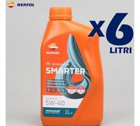 OLIO MOTORE REPSOL SMARTER SCOOTER 4 TEMPI 5W-40 6 LITRI SINTETICO OTTIM PRESTAZ