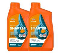 OLIO MOTORE REPSOL SMARTER SYNTHETIC 4 TEMPI 10W-50 2 LITRI SINTETICO MOTO SPORT