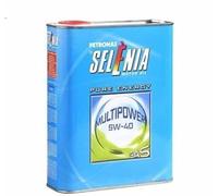 OLIO MOTORE ORIGINALE SELENIA MULTIPOWER GAS 5W40 C3 PURE ENERGY METANO 1 LITRO