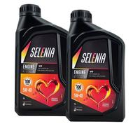 Olio Motore Selenia WR 5W40 2L Sintetico per Auto Diesel Euro 4