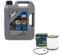 Olio Motore Set 0W-20 5 Litro + Filtro Sh 4032 L per BMW 1er 2er 3er 320i 4er X5