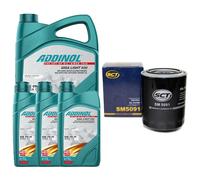 Olio Motore Set 0W-30 Giga Luce 030 8 Litro + Filtro per Hyundai H-1 Viaggi 2.5