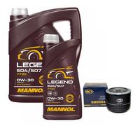 Olio Motore Set 0W-30 Legend 504/507 6 Litro + Filtro Olio per VW Vans V Bus 2.0