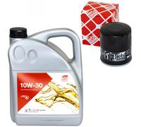 Olio Motore Set 10W-30 5 Litro + Filtro 27149 per Lexus Mazda Suzuki Toyota Rav