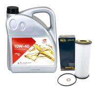 Olio Motore Set 10W-40 5 Litro + Filtro Olio Sh 453 L per Ragno Alfa Romeo Brera