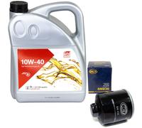 Olio Motore Set 10W-40 5 Litro + Filtro per Audi 200 Avant 2.1 Turbo VW Lupo 1.0