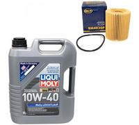 Olio Motore Set 10W-40 5 Litro + Filtro Sh 4039 P per Lexus GS 300h 133 Kw 181