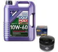 Olio Motore Set 10W-60 5 Litro + Filtro Sm 101 per Ford Scorpio I Sierra Renault