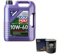 Olio Motore Set 10W-60 5 Litro + Filtro Sm 132 per Nissan Maxima III Vanette 2.0