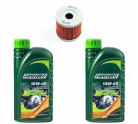 Olio Motore Set 10W40 2 Litro KN139 Filtro per Kawasaki KFX 400 Suzuki Lt-R Lt-Z