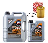 Olio Motore Set 4200 5W-30 Liqui Moly 6 Litro + Filtro per BMW 7er 728i Il E38