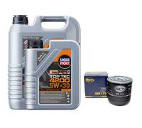 Olio Motore Set 4200 5W-30 Liqui Moly 6 Litro + Filtro per Ford Mondeo Mazda MPV