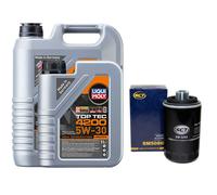 Olio Motore Set 4200 5W-30 Liqui Moly 6 Litro + Filtro per VW Transporter V 2.0