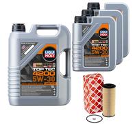 Olio Motore Set 4200 5W-30 Liqui Moly 8 Litro + Filtro per VW Lt 28-35 28-46 II