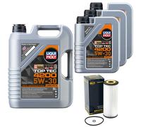 Olio Motore Set 4200 5W-30 Liqui Moly 8 Litro + Filtro per VW Lt 28-35 28-46, II