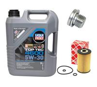 Olio motore Set 5W-30 5 Liter + Filtro olio + Tappo scarico olio