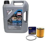 Olio Motore Set 5W-30 5 Litro + Filtro per Volvo S40 I 1.6 1.9 2.0 Vs 644 103KW