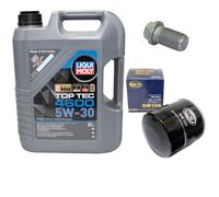Olio Motore Set 5W-30 5 Litro + Filtro Sm 109 + Vite per Rover Mini 1000 41 Ps
