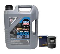 Olio Motore Set 5W-30 5 Litro + Filtro Sm 132 per Nissan Soleggiato II Berlina (