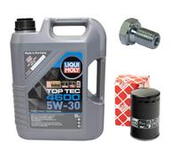 Olio Motore Set 5W-30 5 Litro + Filtro + Tappo Scarico Olio per BMW 3er 318 Z3