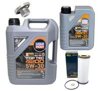 Olio Motore Set 5W-30 6 Litro + Filtro Olio Sh 453 L + Vite per Bwm 3er 318d