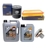 Olio Motore Set 5W-30 6 Litro + Tappo Scarico per Peugeot Expert 2.0 HDI 222 224