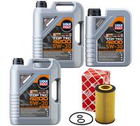 Olio Motore Set 5W-30 Liqui Moly 11 Litro + Filtro per Mercedes Sprinter 3,5