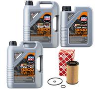Olio Motore Set 5W-30 Liqui Moly 11 Litro + Filtro per Mercedes Sprinter 3,5 T
