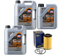 Olio Motore Set 5W-30 Liqui Moly 11 Litro + Filtro per Mercedes Sprinter 3,5 -t