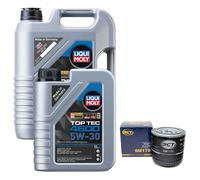 Olio Motore Set 5W-30 Liqui Moly 6 Litro + Filtro per Ford Mondeo I Mazda 2.5